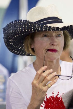 Gai Waterhouse at the first day of the 2014 Magic Millions.