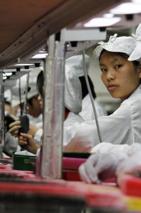 Chinese manufacturing is on the up.