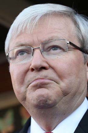 Kevin Rudd: Pledged to halve homelessness by 2020 in 2008.