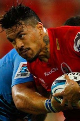 Sidelined: Digby Ioane in action against the Bulls.
