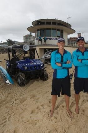 Trent Maxwell and Bruce Hopkins will face off against their fellow Bondi Rescue lifeguards.
