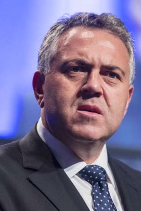 "It may take more than one occasion to get through": Treasurer Joe Hockey said on the budget policies.