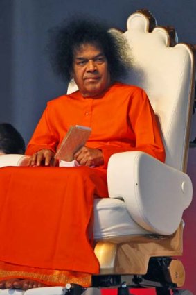 Indian guru Sai Baba.