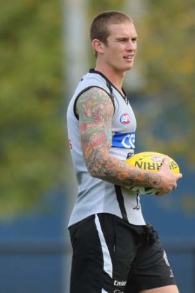 Injured in the final training session before round one, Dayne Beams is yet to have made an appearance for the Magpies in 2013.