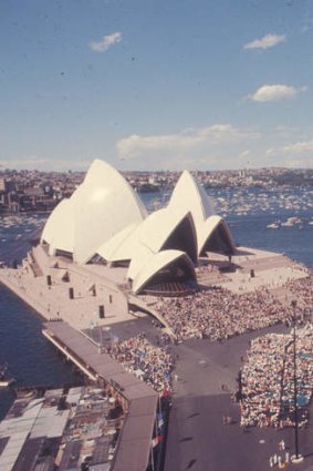 Official opening: The Opera House was completed in 1973.