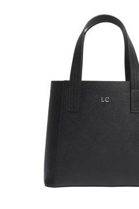 The Daily Edited's classic leather Ana Tote.