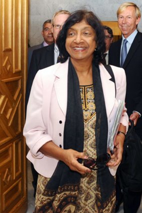 The United Nations High Commissioner for Human Rights Navi Pillay.