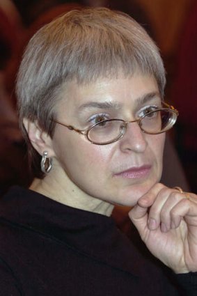 Murdered Russian journalist Anna Politkovskaya.