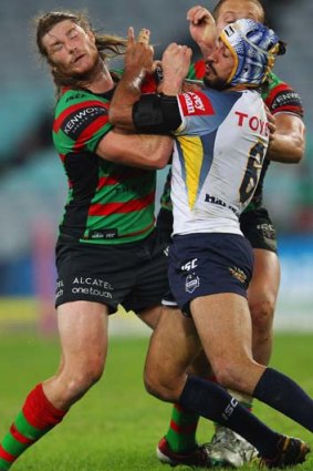 Battle &#8230; Souths and the Cowboys clashed in Fox Sports' Saturday game last weekend.