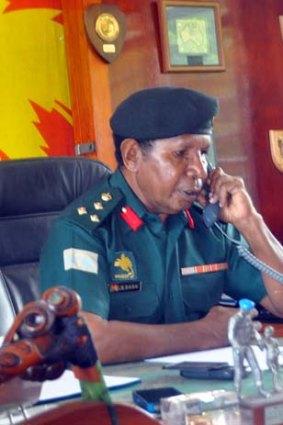 Arrested: Colonel Yaura Sasa.