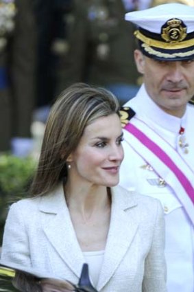Media darlings: The future King of Spain. Prince Felipe and his wife Letizia.
