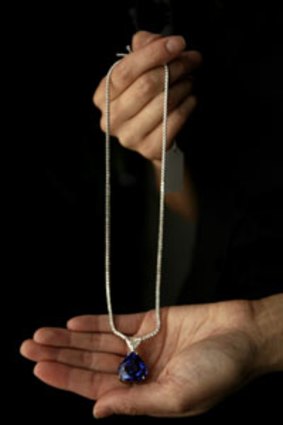 Tanzanite Necklace ... worth $40,000.