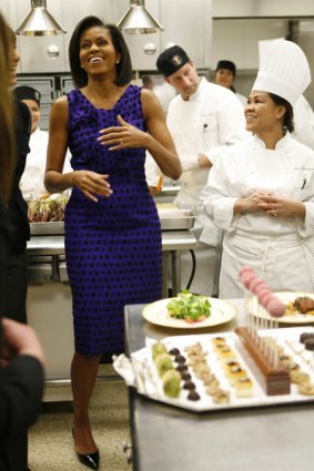 Michelle Obama has lost no time in putting her  stamp on presidential entertaining.