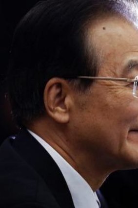 Former Chinese Premier Wen Jiabao in 2012.