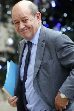 French Defence minister Jean-Yves le Drian.