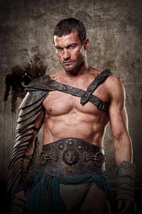 Andy Whitfield as Spartacus in <i>Spartacus: Blood and Sand</i>.