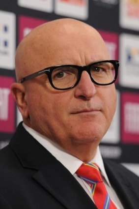 Coy: Gold Coast Suns chairman John Witheriff would not go into detail about coach Guy McKenna's sacking.