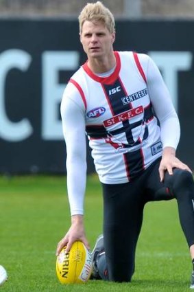 Missing from action: Nick Riewoldt.