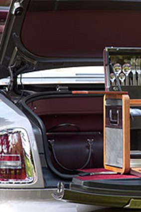 A picnic setting created by Rolls-Royce's Bespoke team to the exact specifications of an owner.