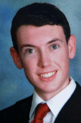 Smile of a monster ... James Holmes.