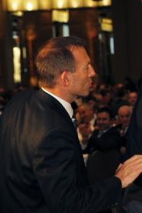 Opposition Leader Tony Abbott and Former Treasurer Peter Costello last year.