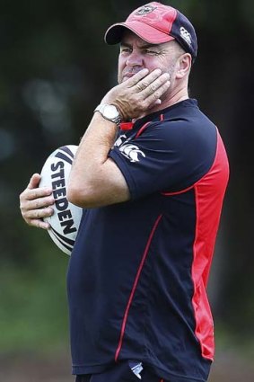 Big break &#8230; Warriors coach Brian McClennan, at training this week, is excited by the talent at his disposal this season.