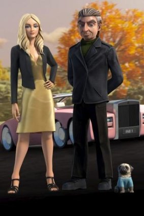 One careful driver: Lady Penelope and Parker as they appear in <i>Thunderbirds Are Go!</i> 