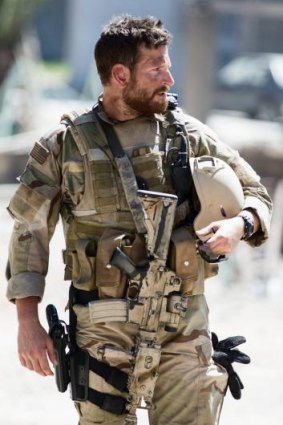 Based on real life: Bradley Cooper  plays US Navy SEAL Chris Kyle in <if>American Sniper.
