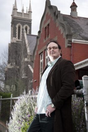 Stephen Woods in Ballarat, where he was raped and abused by Catholic clergy as a child.