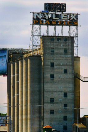 The landmark silos in Richmond that may be demolished.