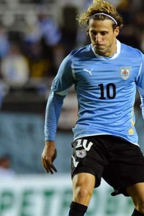 Uruguayan forward Diego Forlan.