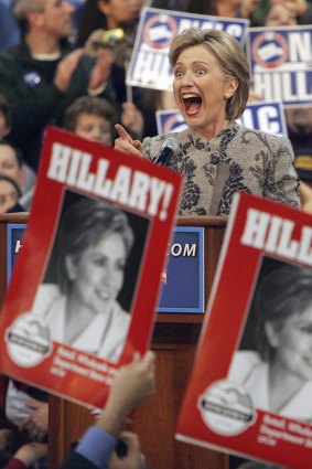 Hillary Clinton's earlier bid for the presidency, in 2008.