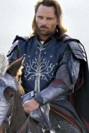 Viggo Mortensen as Aragorn in <i>The Return of the King</i>.