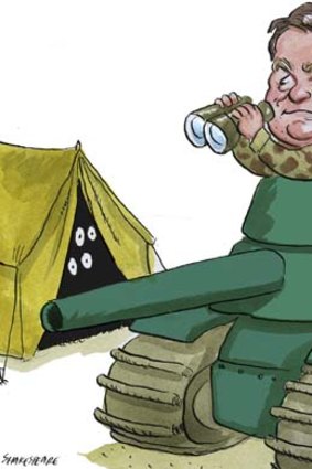 Who needs to know? ... a staff survey has landed Patrick Snowball in a flap. Illustration: John Shakespeare.