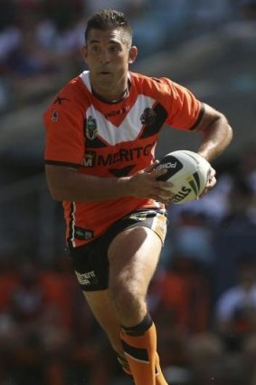 Scapegoat: Wests Tigers playmaker Braith Anasta.