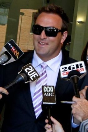 Ryan Tandy leaving a Sydney court in 2012.