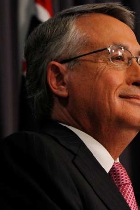 "We can't afford to let the market system or the political conversation be undermined by the greed of a wildly irresponsible few" ... Wayne Swan.