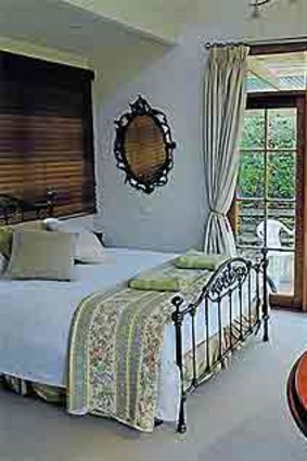 One of three generous-size bedrooms at Shellcot.