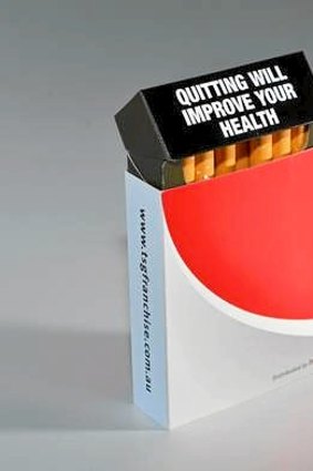 TSG's cover for cigarette packets.