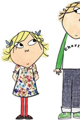 Fun characters: As drawings, Lauren Child's Charlie and Lola are little more than pencil strokes.