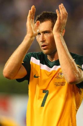 All over: Brett Emerton played 95 times for the Socceroos.