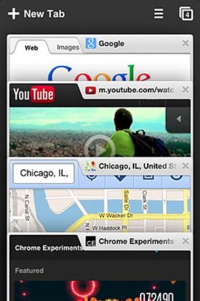 Google Chrome for iPhone.