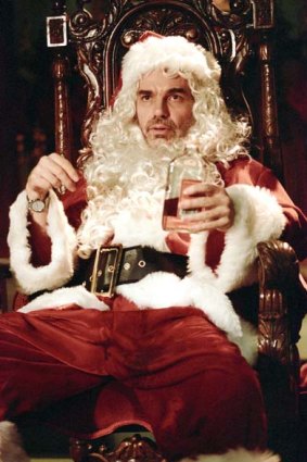 Spirit . . .  Billy Bob Thornton in <I>Bad Santa</i>.