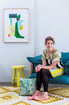 Happy snapper ... Lucy Feagins notes a move back to more modest, crafty decor.