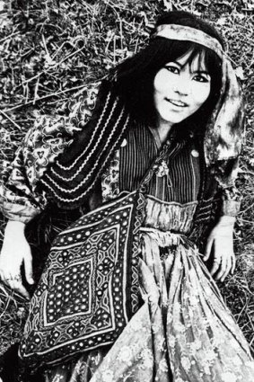Hippie chick … Jenny Kee in London, 1967.