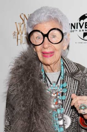 Iris Apfel, ever-eccentric fashion's darling and face of MAC at age 90.