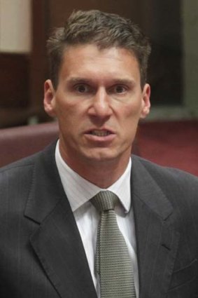 "He's obviously got an obsession with people that are gay": Warren Entsch on Cory Bernardi, pictured.