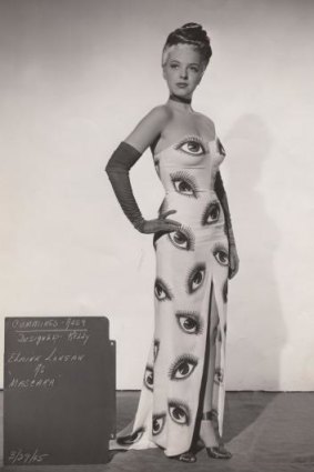 <i>The Dolly Sisters </i>costume test (1945) featuring Elaine Langan in a dress designed by Orry-Kelly.