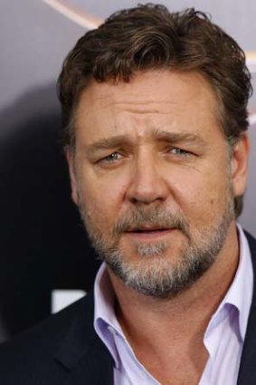 Stage show: Russell Crowe.