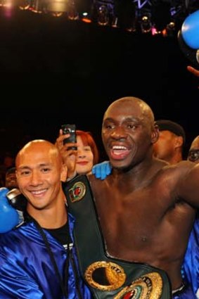 Five-time world champion Antonio Tarver after defeating three-time world champion Australian Danny Green.